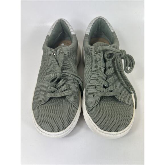 Sofft Womens Waylyn Knit Lace Up Sneakers Shoes Size 6 Sage Comfort - Picture 5 of 12
